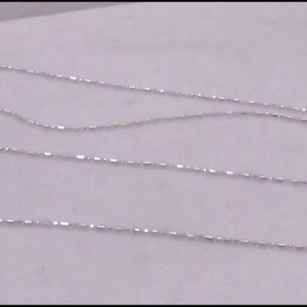 CHICO’S 36” Silver Tone Chain Smoky Grey CRYSTAL Pendant Necklace NWT - Picture 5 of 12